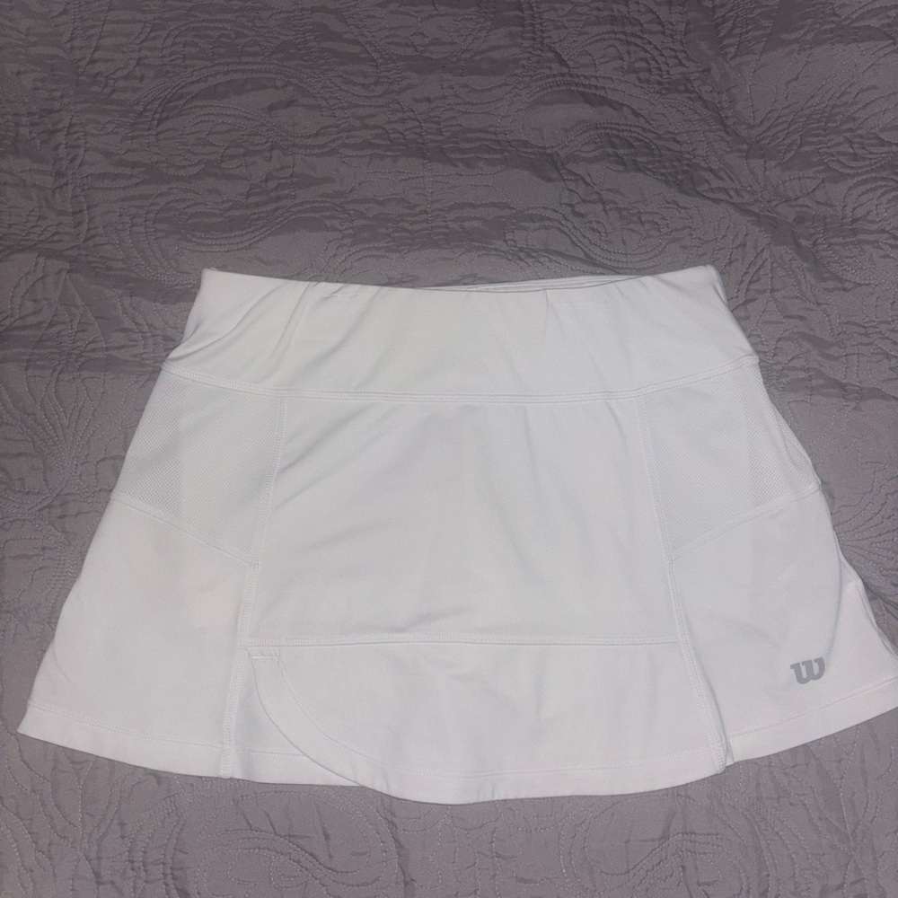 Wilson white tennis skirt
